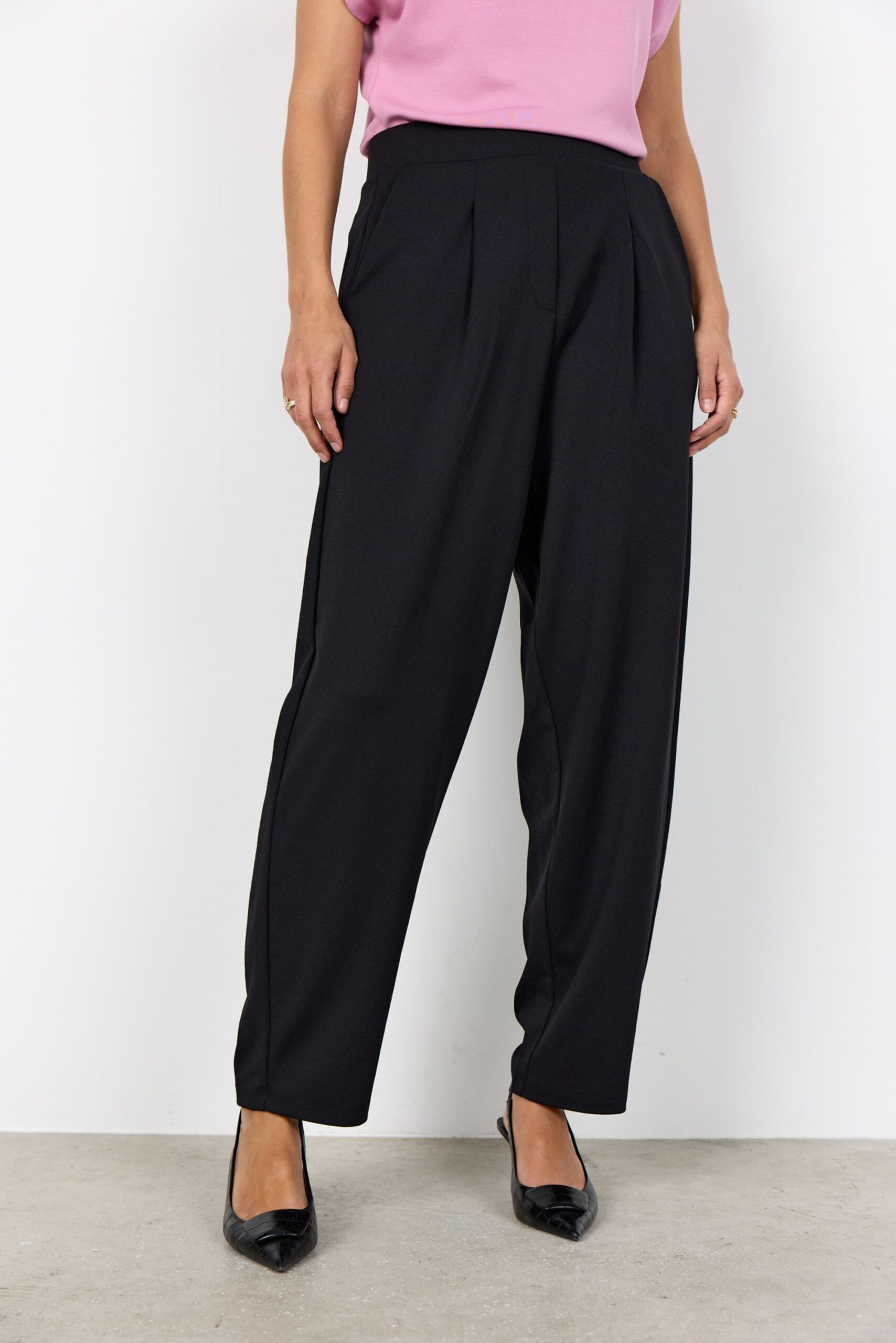 SOYACONCEPT SC-SIHAM 103 knöchellange Hose mit Plisseedetails – Bild 4