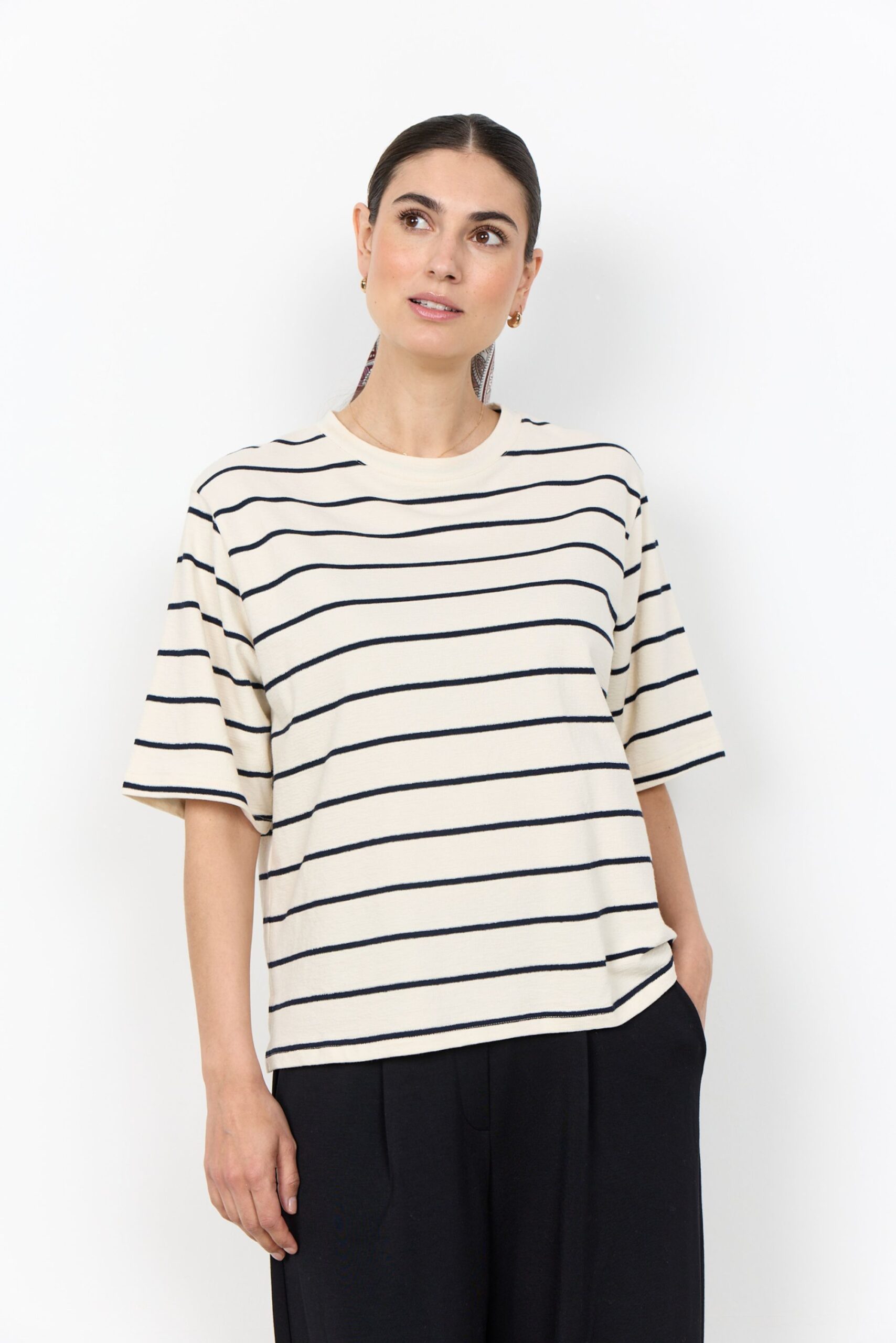 SOYACONCEPT T-Shirt aus Bio-Baumwolle mit Streifenmuster – Bild 3