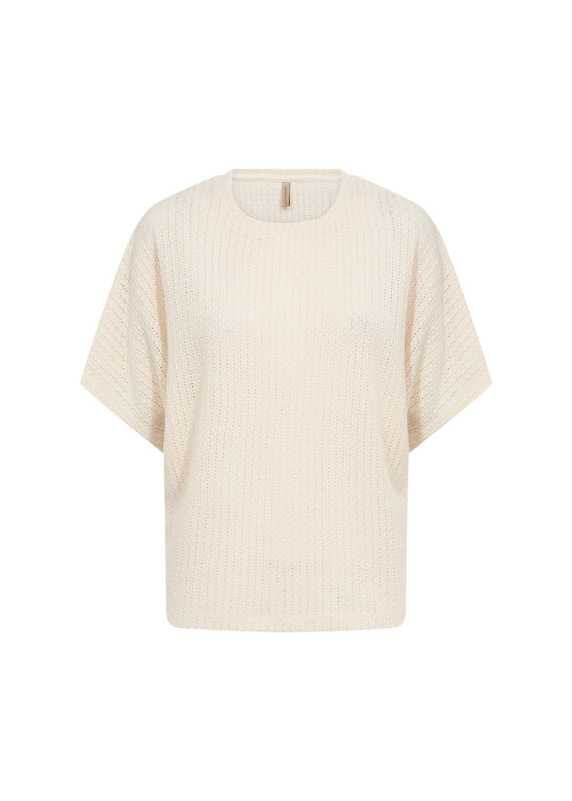 SOYACONCEPT SC-GINGER 1 T-Shirt mit Strickstruktur