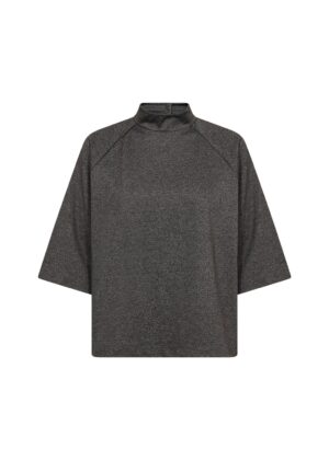 SOYACONCEPT SC-HEIKA 1 Bluse mit hohem Kragen und Strukturdruck