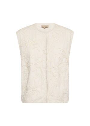 SOYACONCEPT Weste mit floraler Stickerei