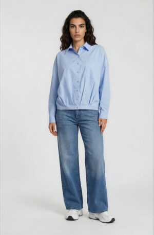 milano italy shirt blouse 1/1 sleeve