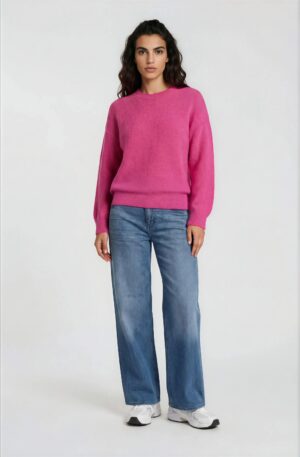 milano italy roundneck pullover 1/1  sleeve