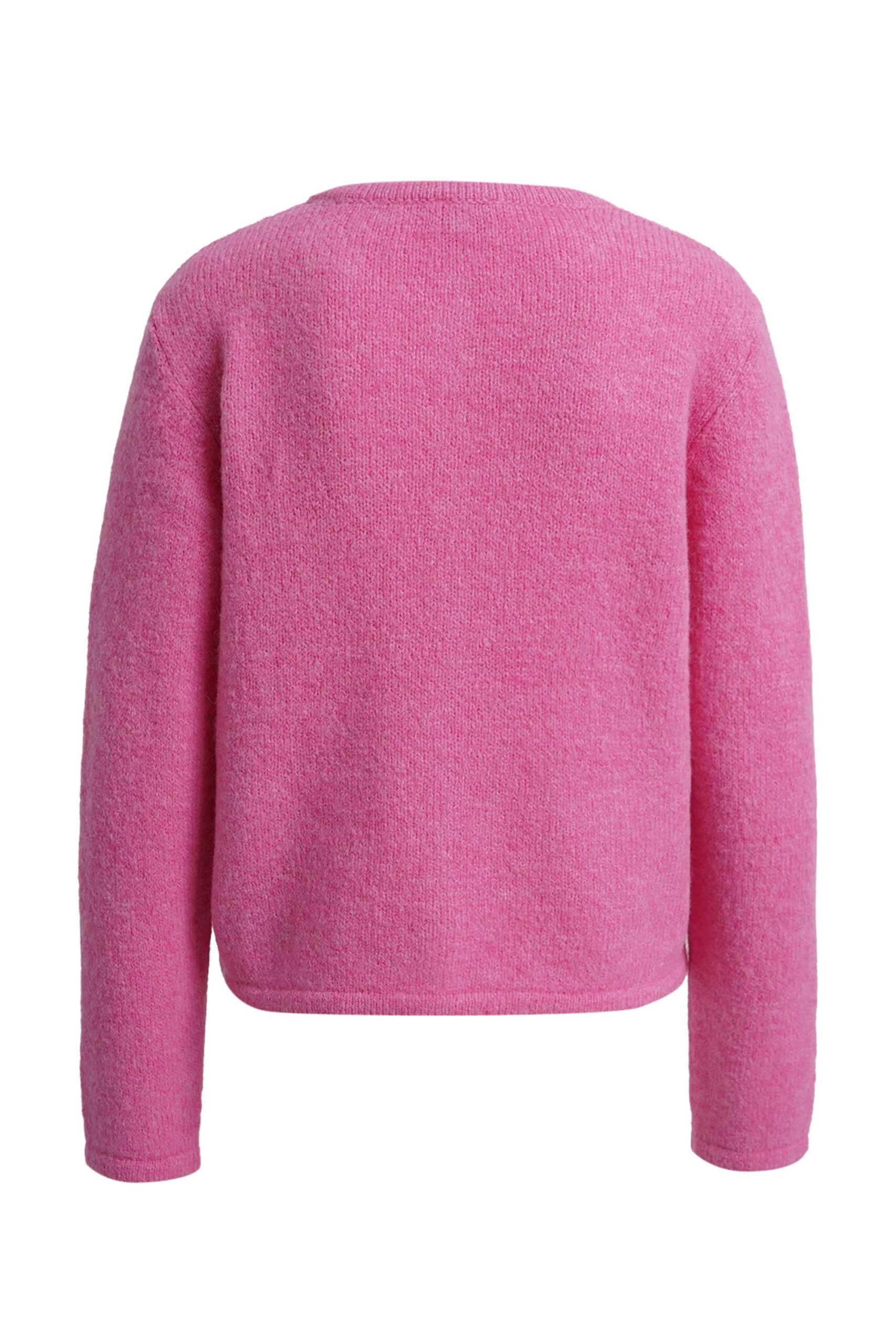 milano italy Strickjacke mit Rundhalsausschnitt und Fronttasche – Bild 5
