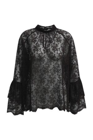 milano italy ragler sleeve blouse with layered sleeves