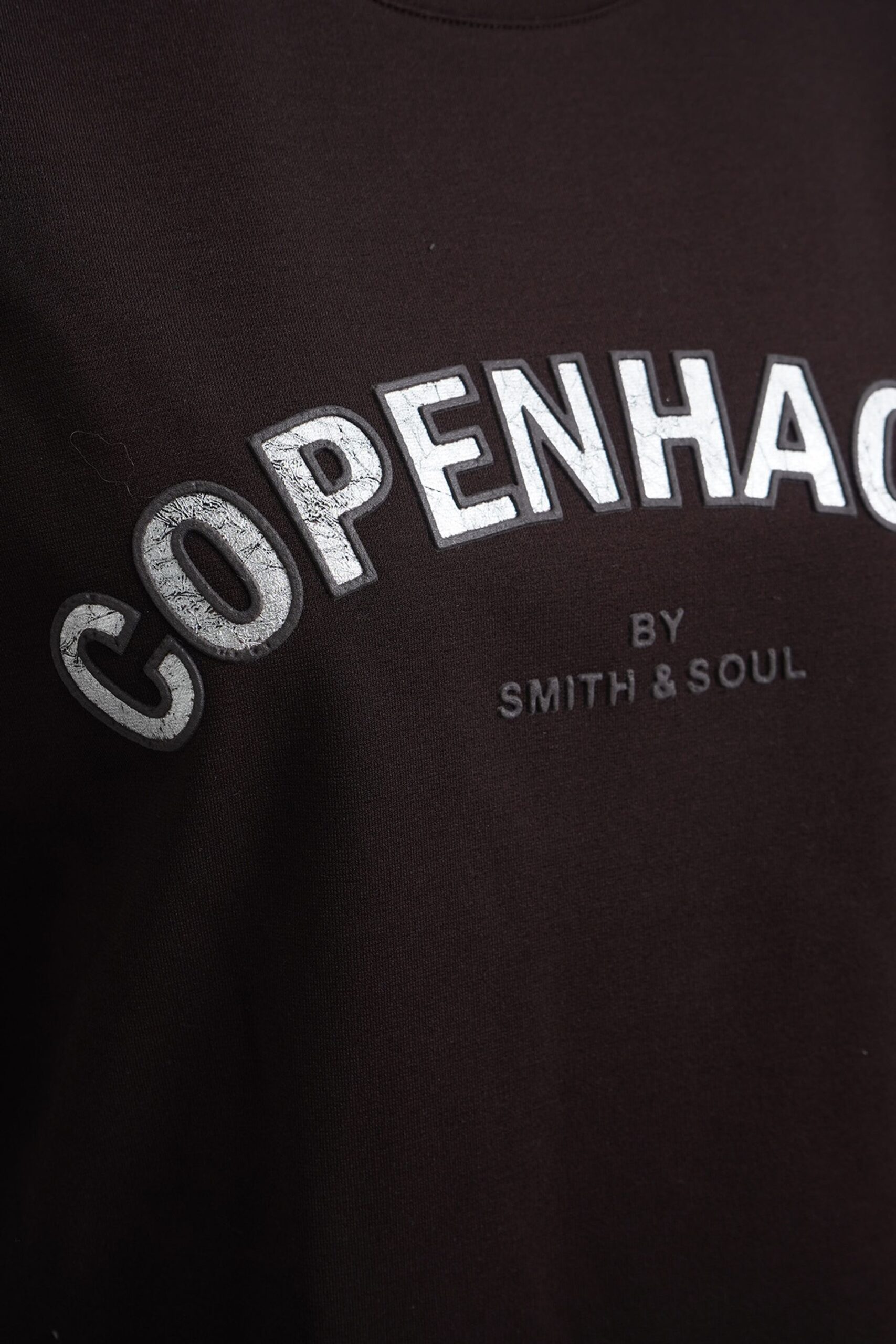 Smith&Soul Boxy Sweat Half Sleeve Metallic Application – Bild 3