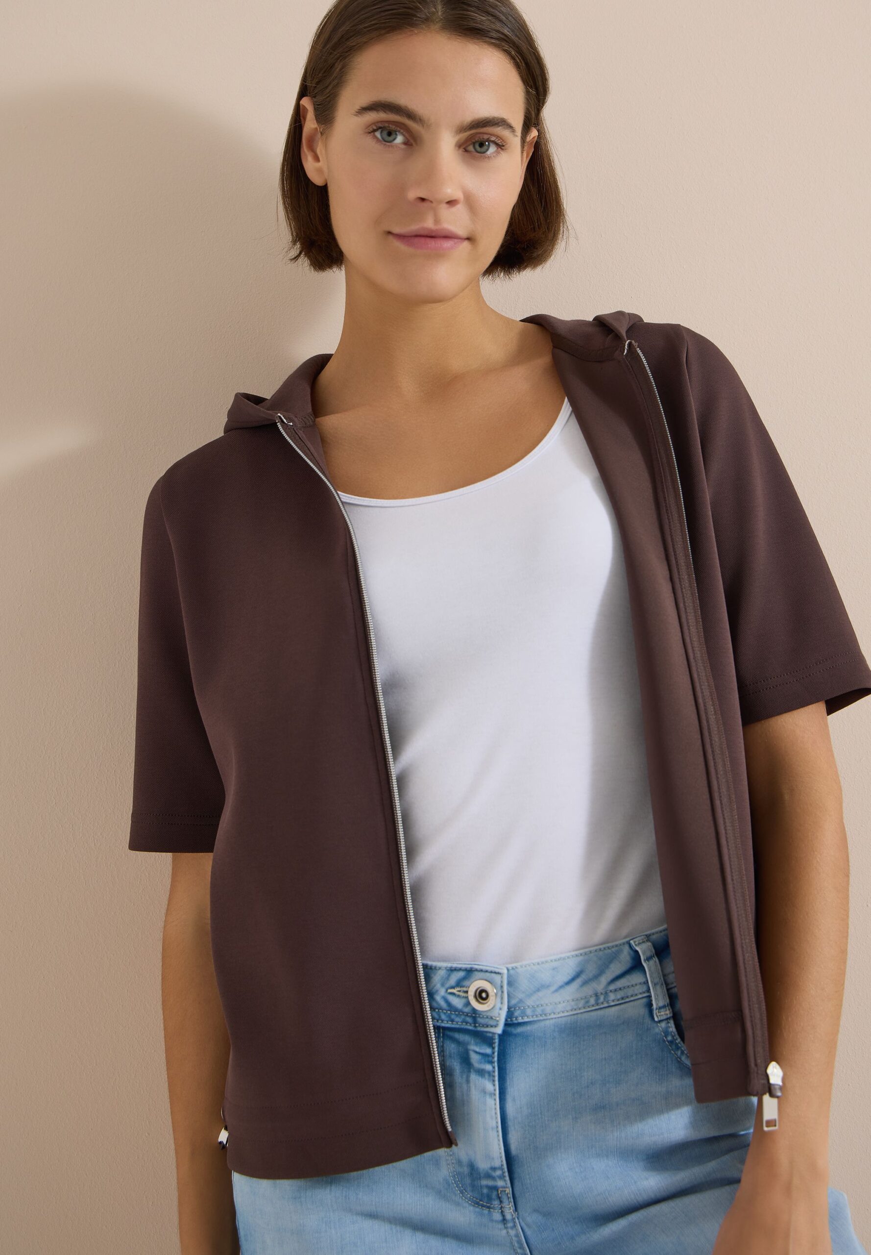 CECIL Kapuzenjacke mit seitlichen Tunnelzügen – Bild 4