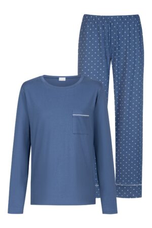 Mey Komfortabler Pyjama mit weitem Bein und Punkte-Muster