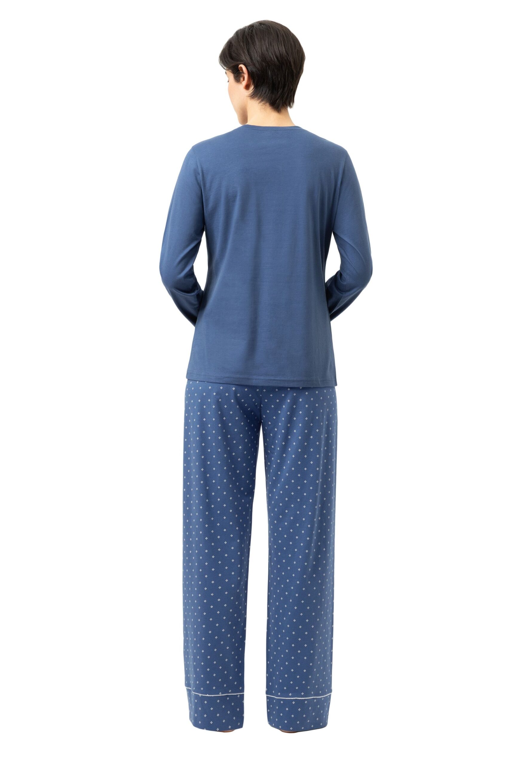 Mey Komfortabler Pyjama mit weitem Bein und Punkte-Muster – Bild 4