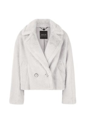 Marc Cain Collections Kurzer Fake-Fur Outdoor-Mantel