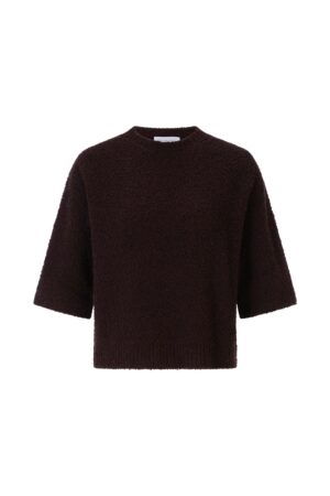 Rich & Royal Oversized Strickpullover mit Bouclé-Struktur