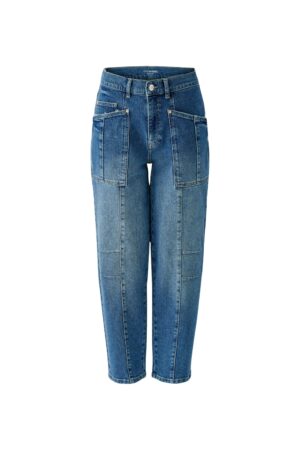 Oui THE BARREL Jeans mit Komfort Stretch