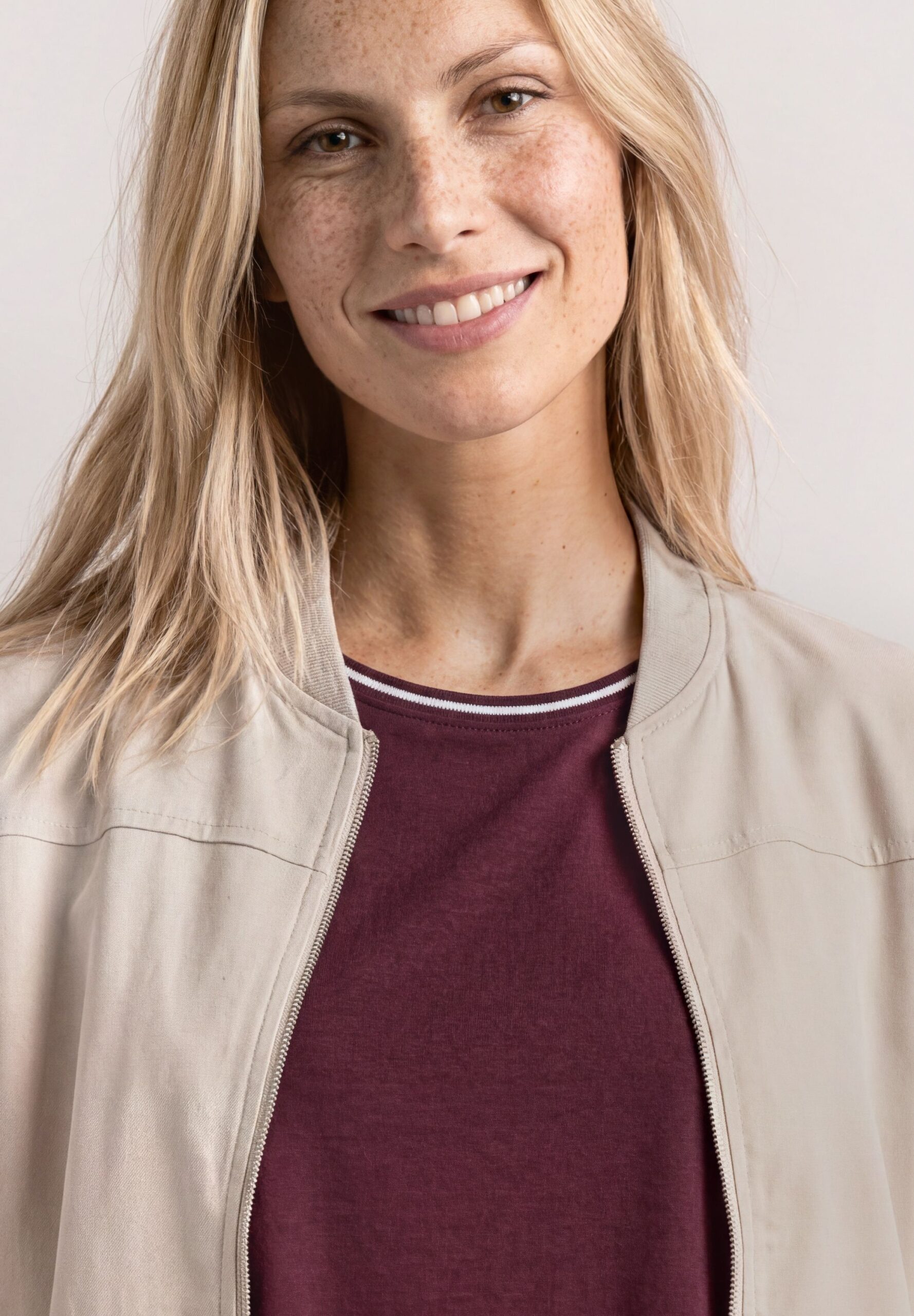 Street One Langarm Blouson mit Zipper – Bild 4