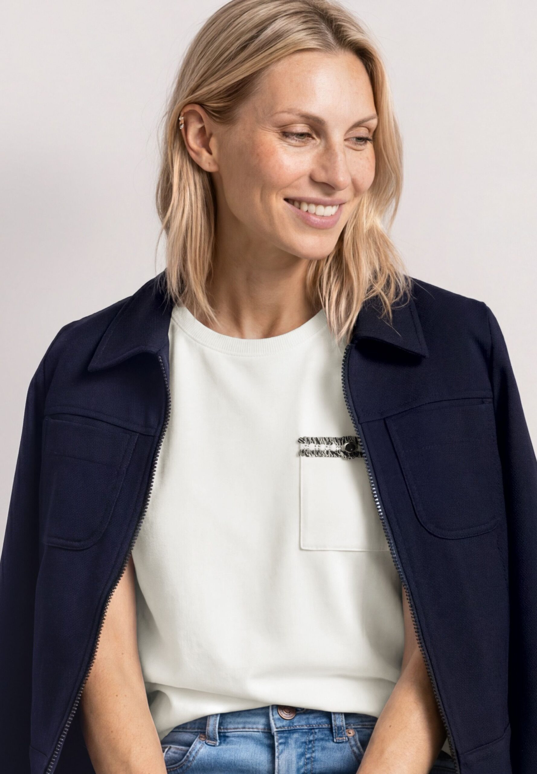 Street One T-Shirt mit dekorativer Brusttasche – Bild 4