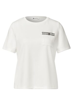 Street One T-Shirt mit dekorativer Brusttasche