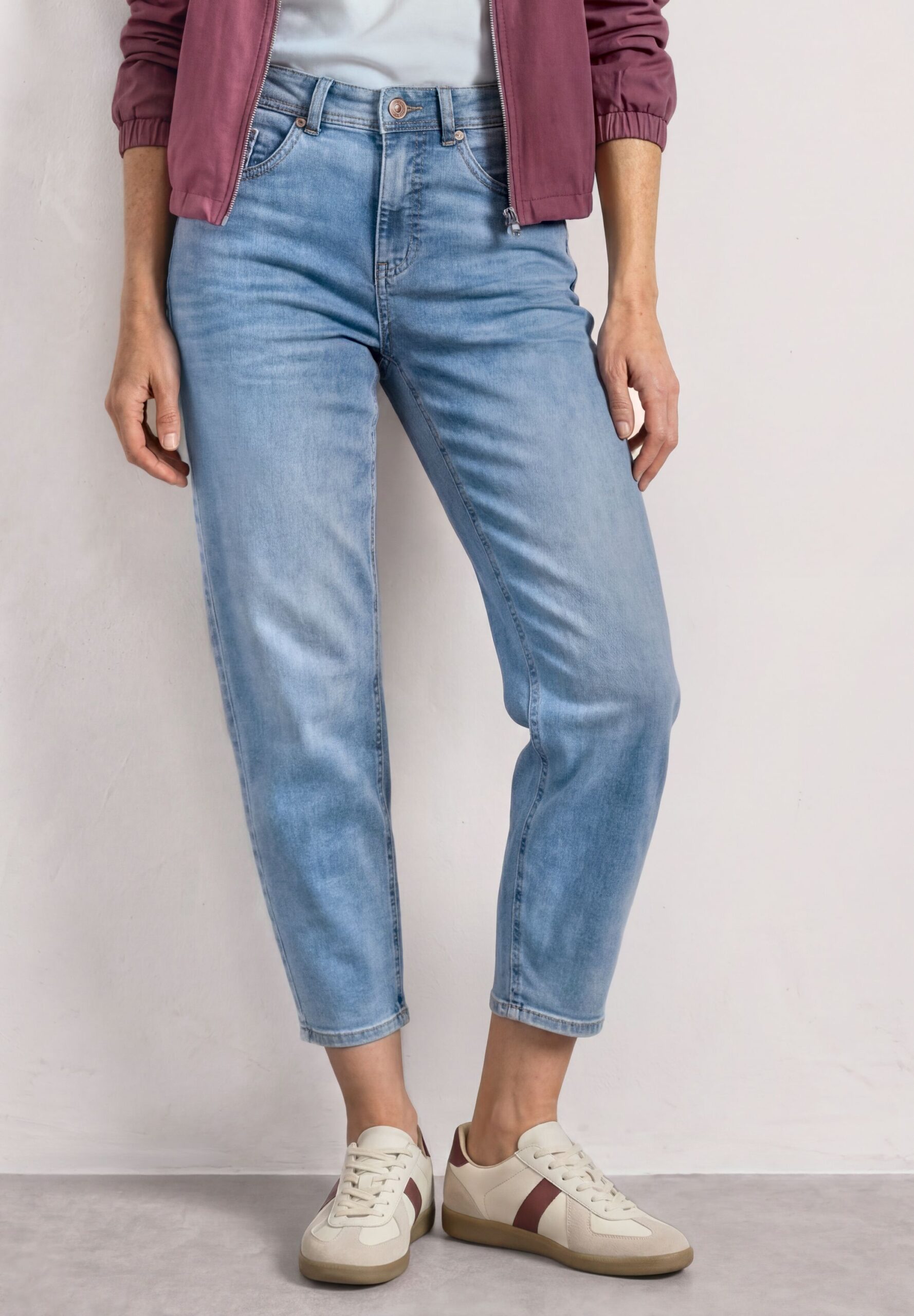 Street One High Waist Barrel Leg Jeans im Loose Fit – Bild 3