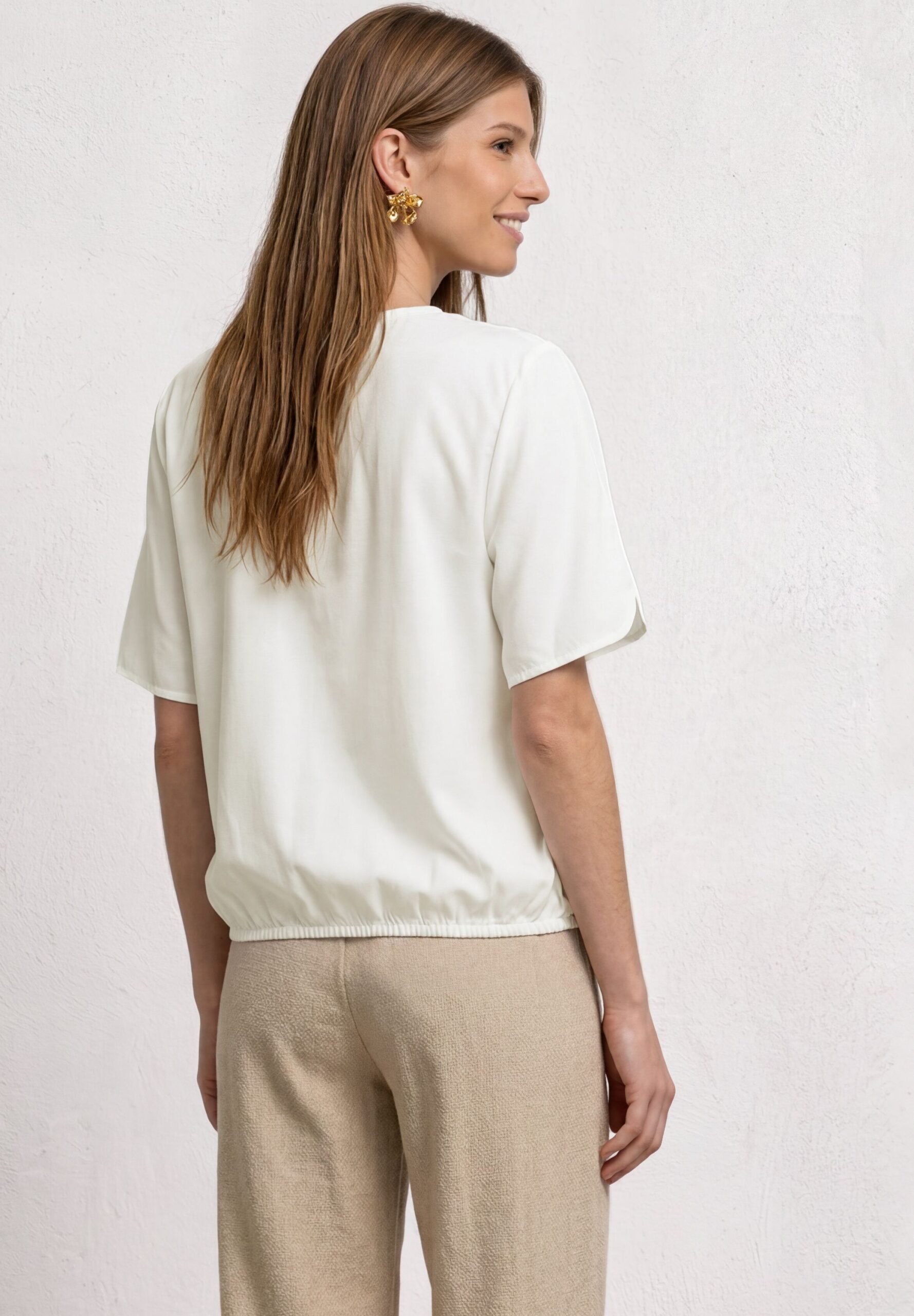 Street One V-neck Blouse w overlap – Bild 7