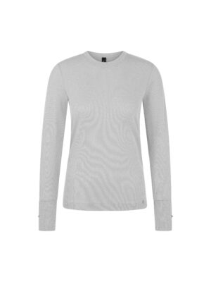 Marc Cain Collections Lurex-Langarmshirt mit Schmuckknöpfen