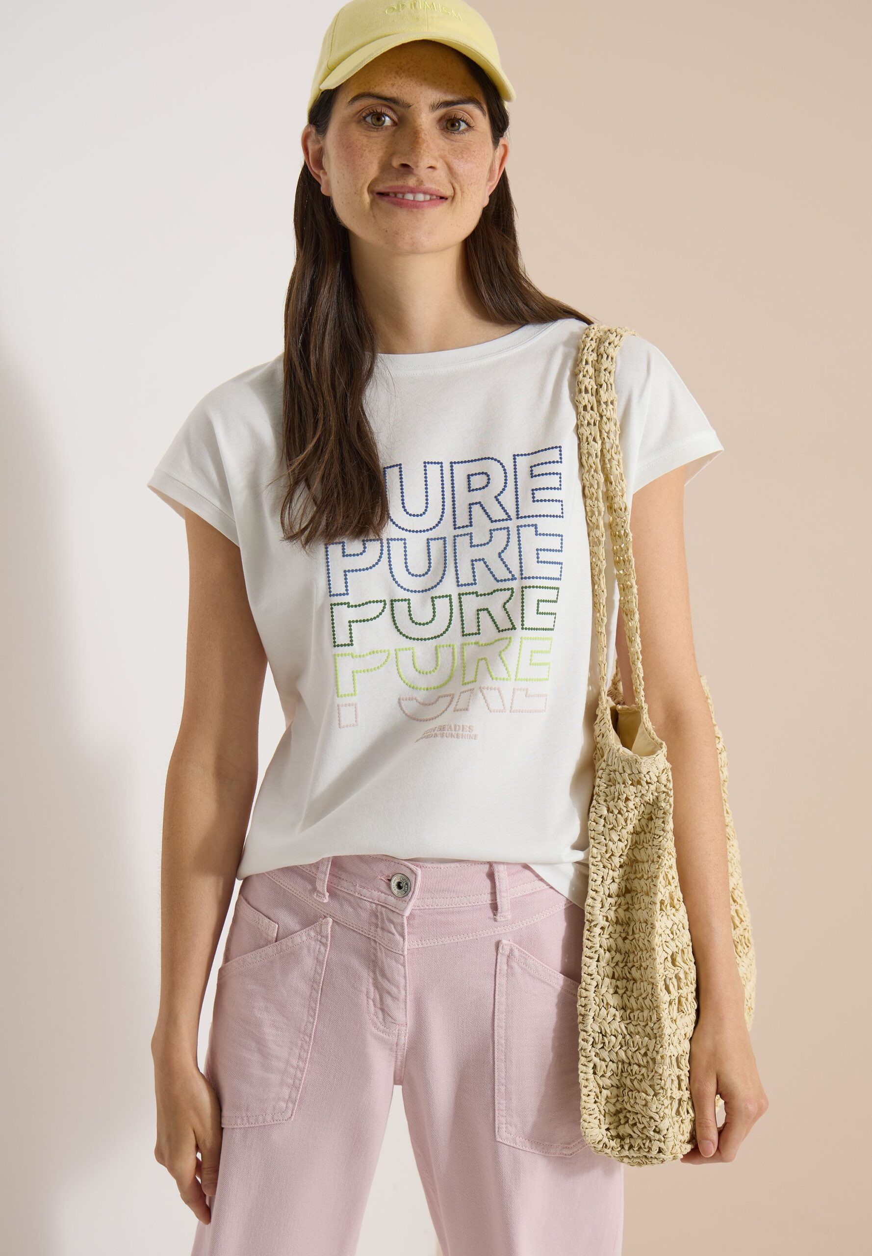 CECIL T-Shirt mit Boat Neck und Frontprint – Bild 2