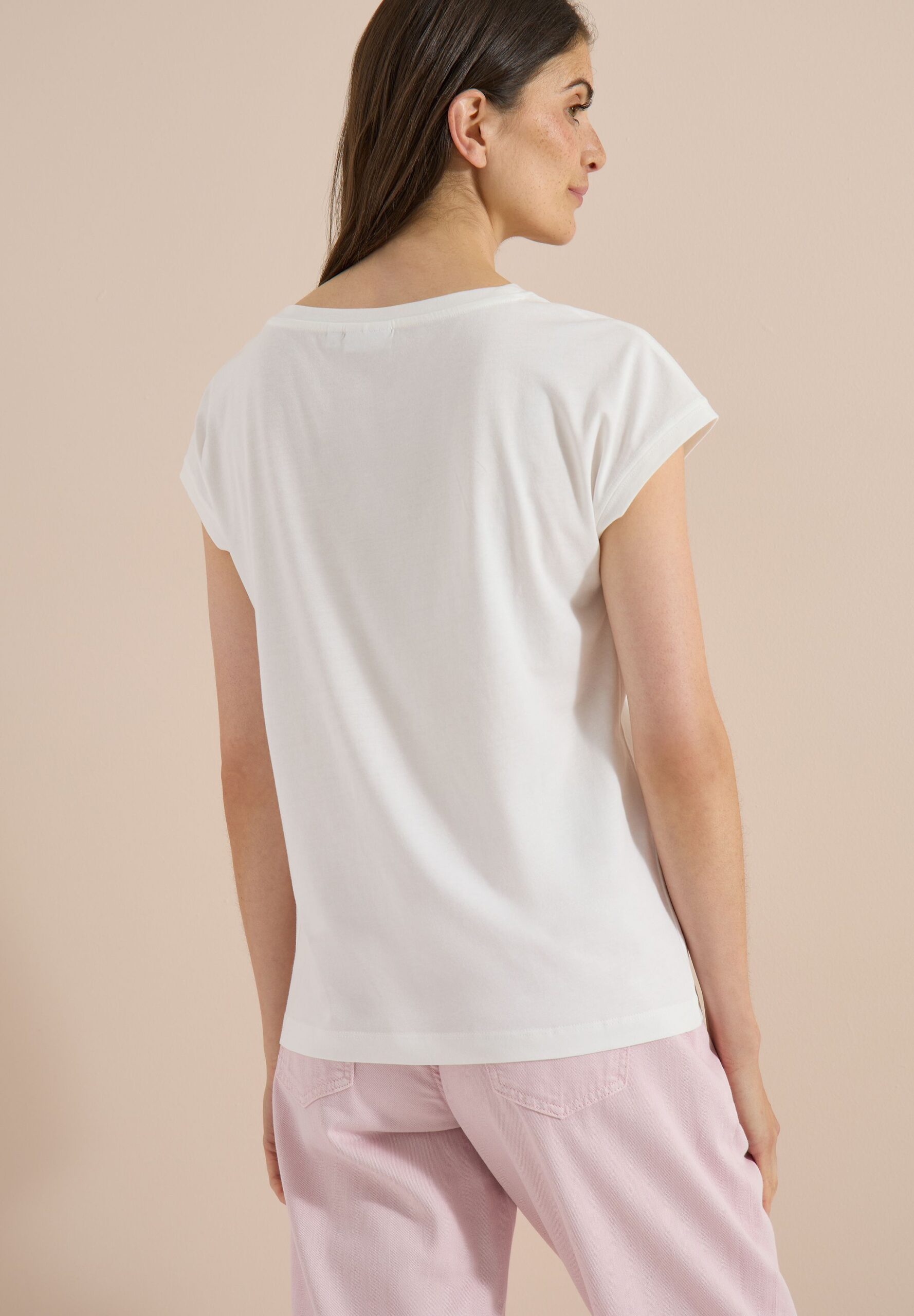 CECIL T-Shirt mit Boat Neck und Frontprint – Bild 7