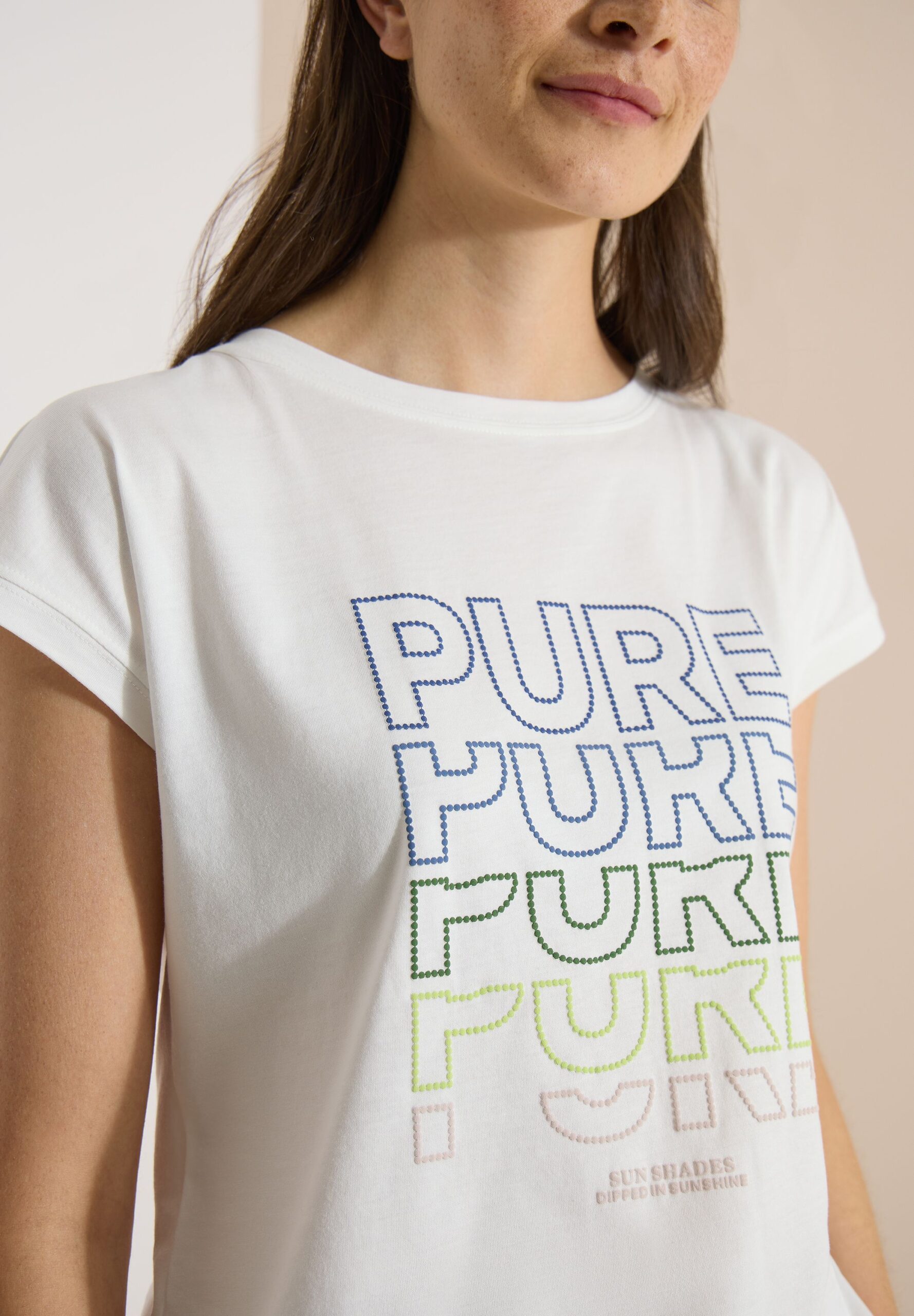 CECIL T-Shirt mit Boat Neck und Frontprint – Bild 4