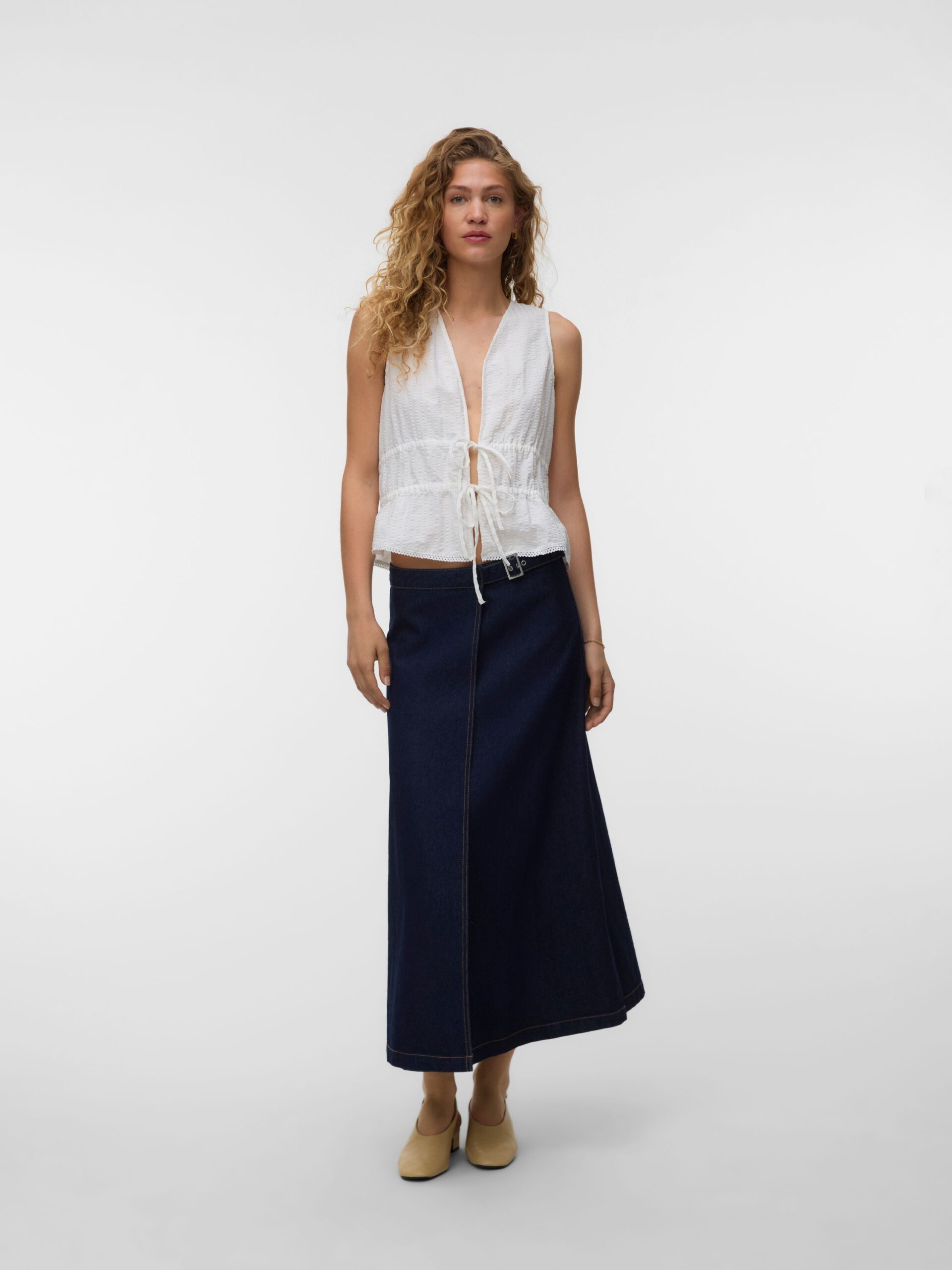 VERO MODA Bluse VMWENDY SL TOP WVN – Bild 6