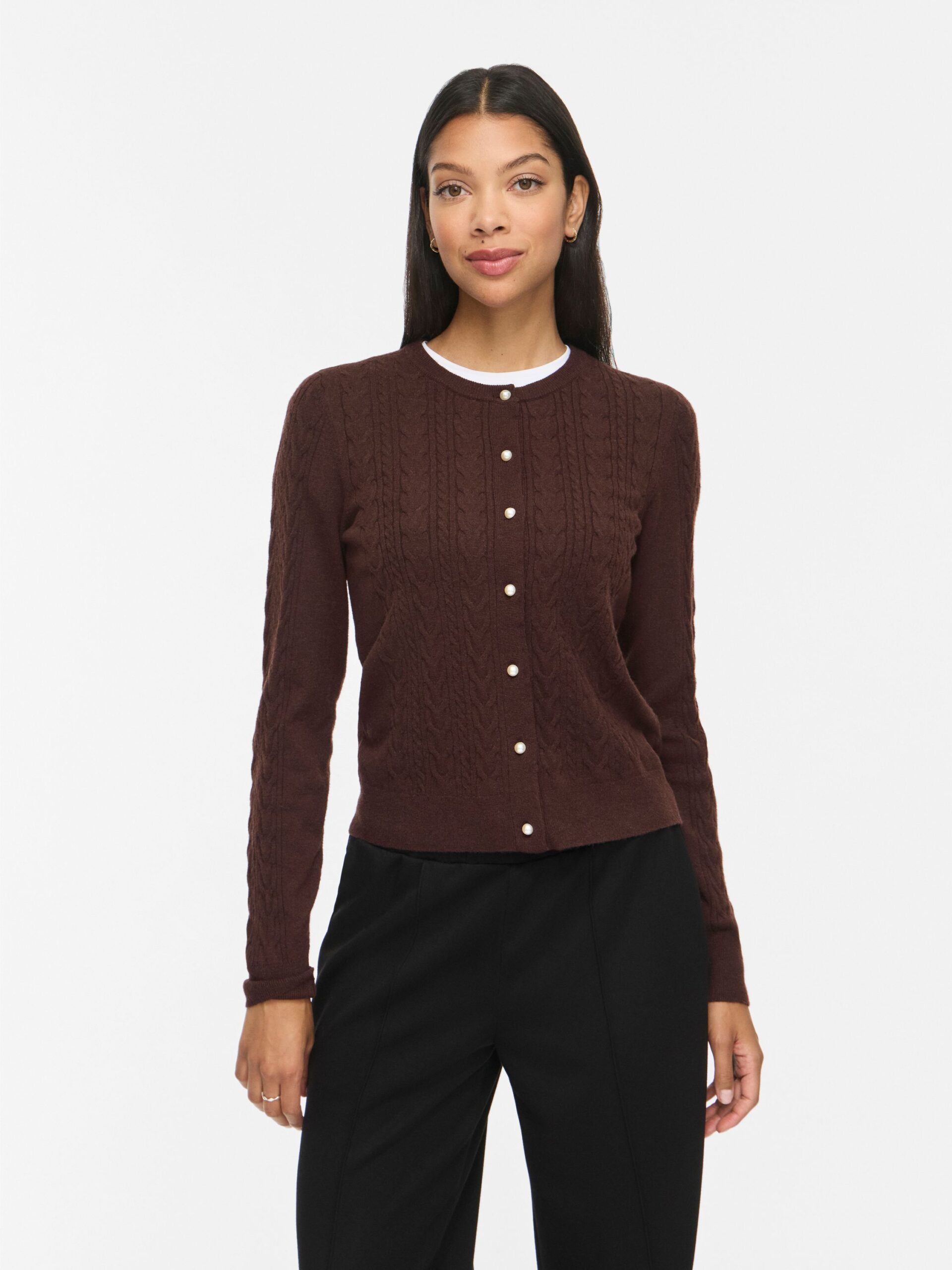 VILA VIKERRY Cable L/S Knit Cardigan – Bild 3