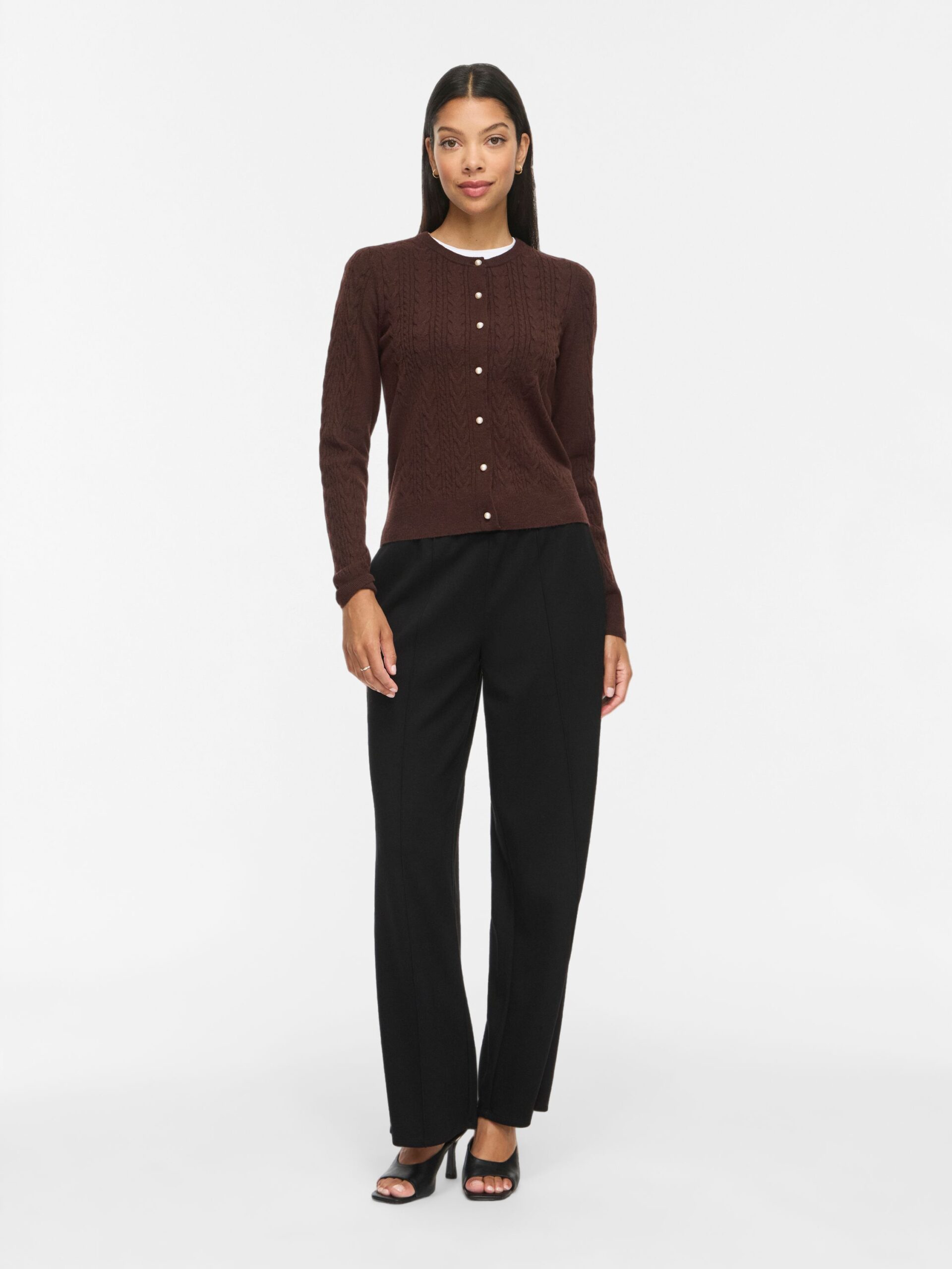 VILA VIKERRY Cable L/S Knit Cardigan – Bild 4