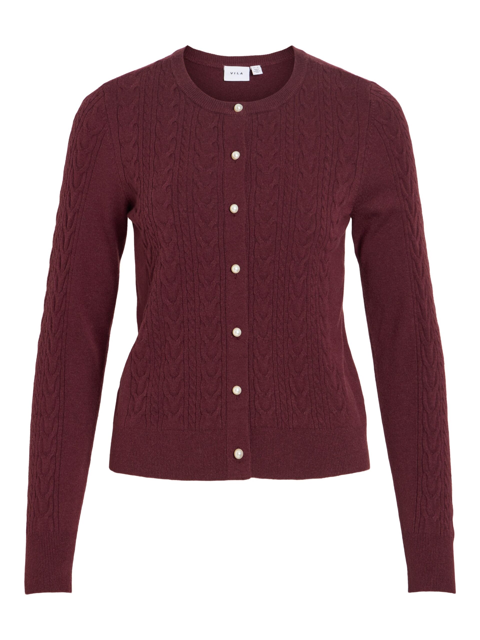 VILA Cable L/S Knit Cardigan – Bild 3