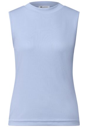 Street One Top im Silk-Look mit Turtle Neck