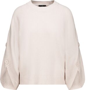 monari Eleganter Strickpullover mit Knopfdetails