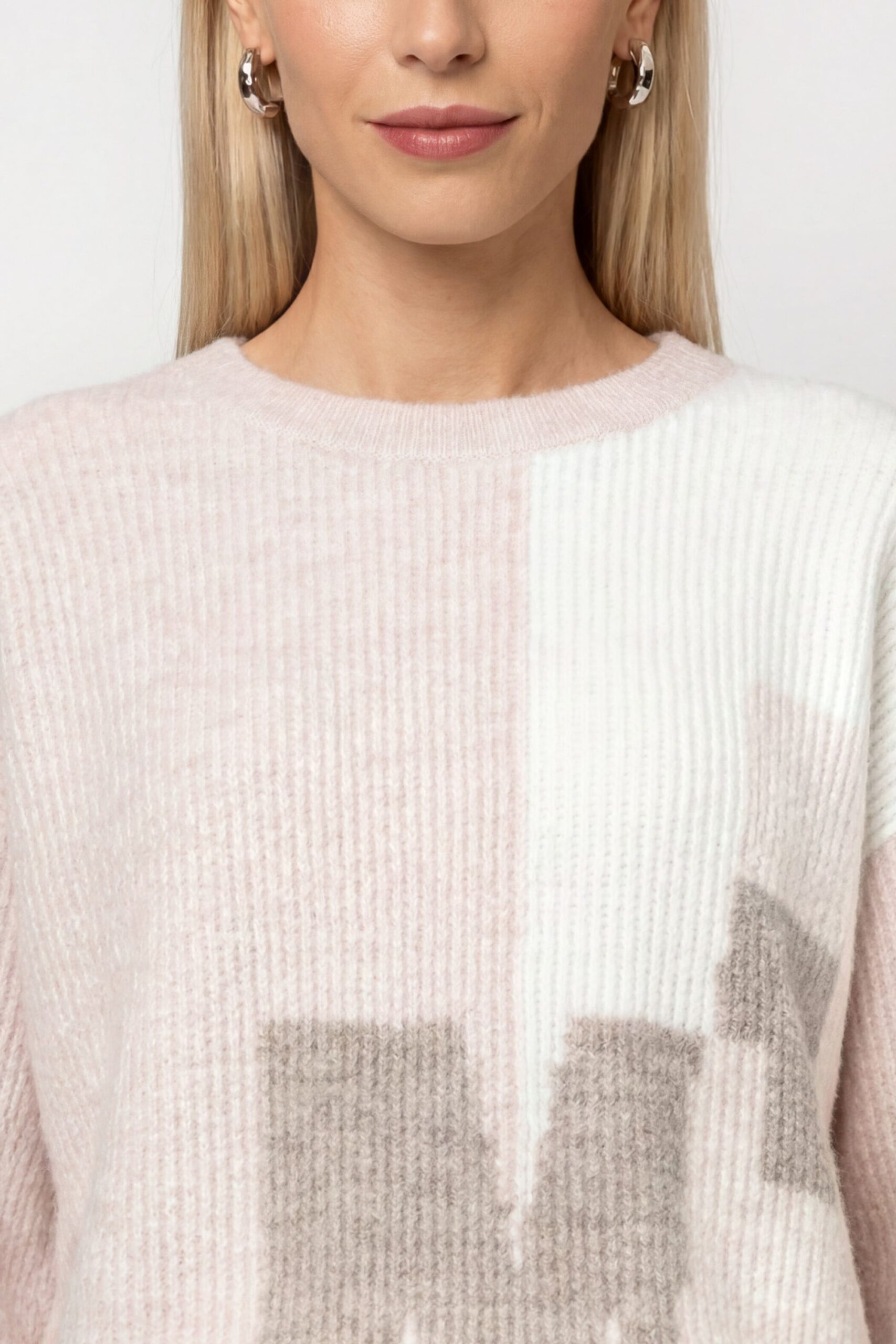 monari Strickpullover mit Intarsie-Design – Bild 4