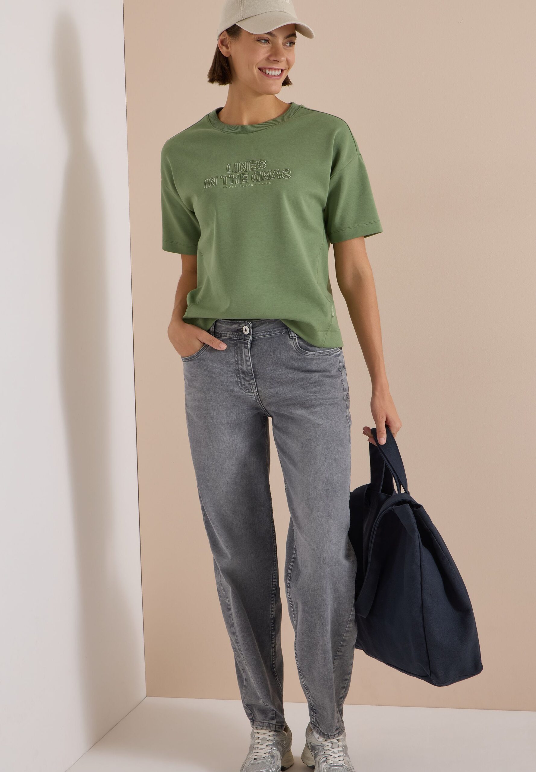 CECIL High Waist Barrel Leg Jeans im Loose Fit – Bild 2