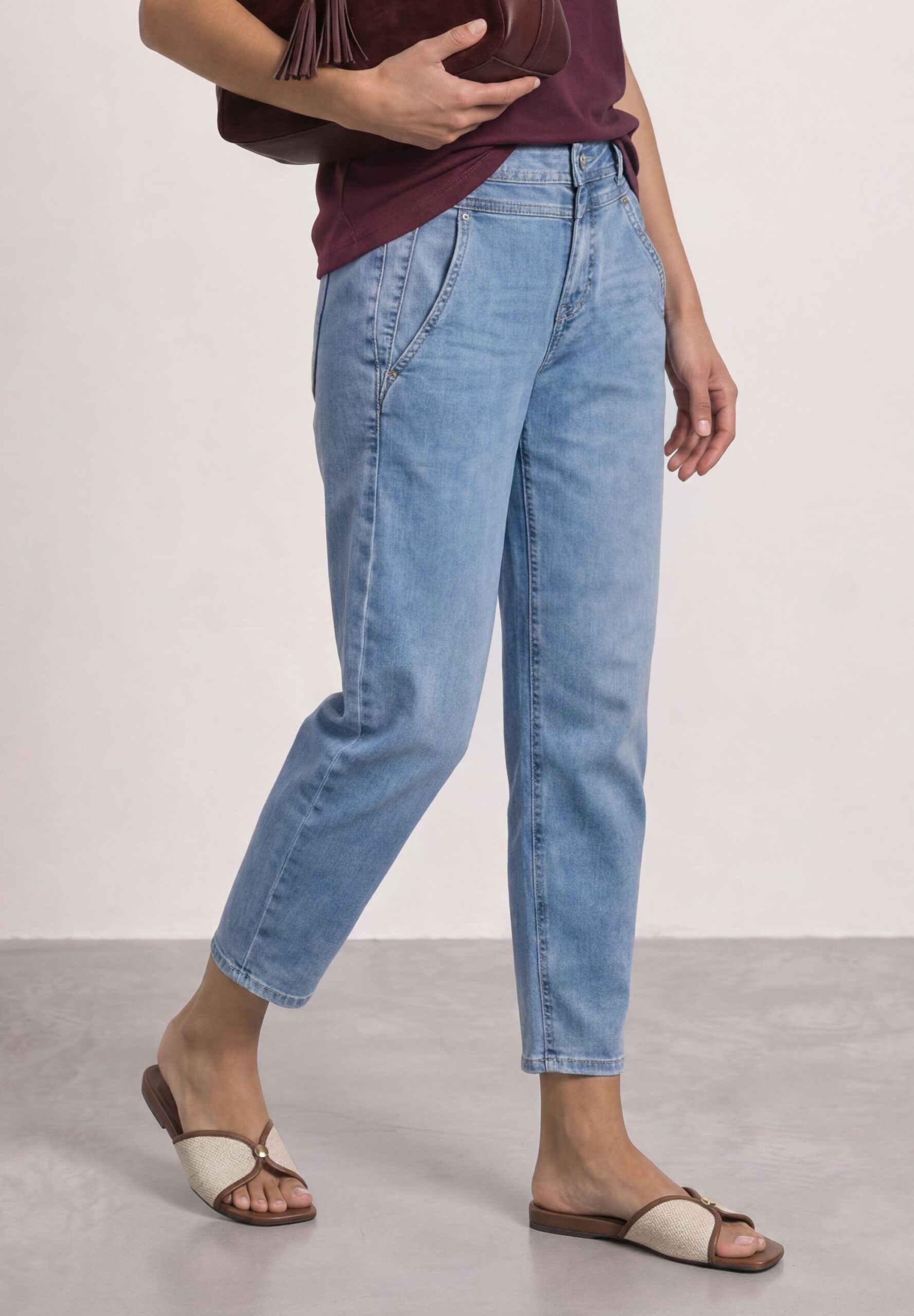 Street One High Waist Barrel Leg Jeans im Loose Fit – Bild 3