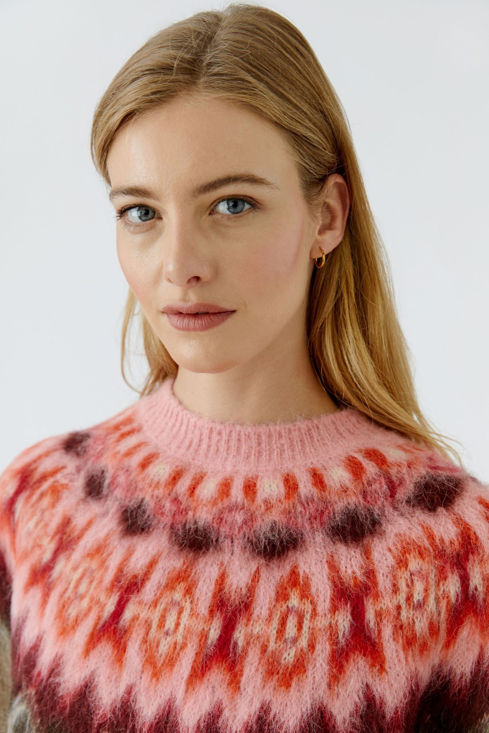 Oui Lässig geschnittener Strickpullover in regulärer Länge – Bild 5