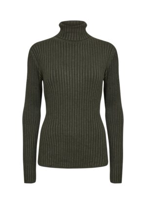 SOYACONCEPT Rollkragenpullover mit Strickmuster