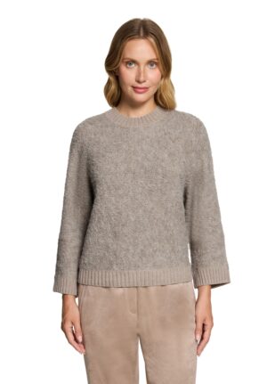 BETTY & CO Strickpullover mit 3/4 Arm und Loose Fit