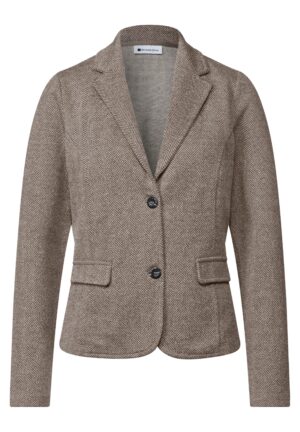 Street One Basic Blazer mit Reverskragen und Dessin