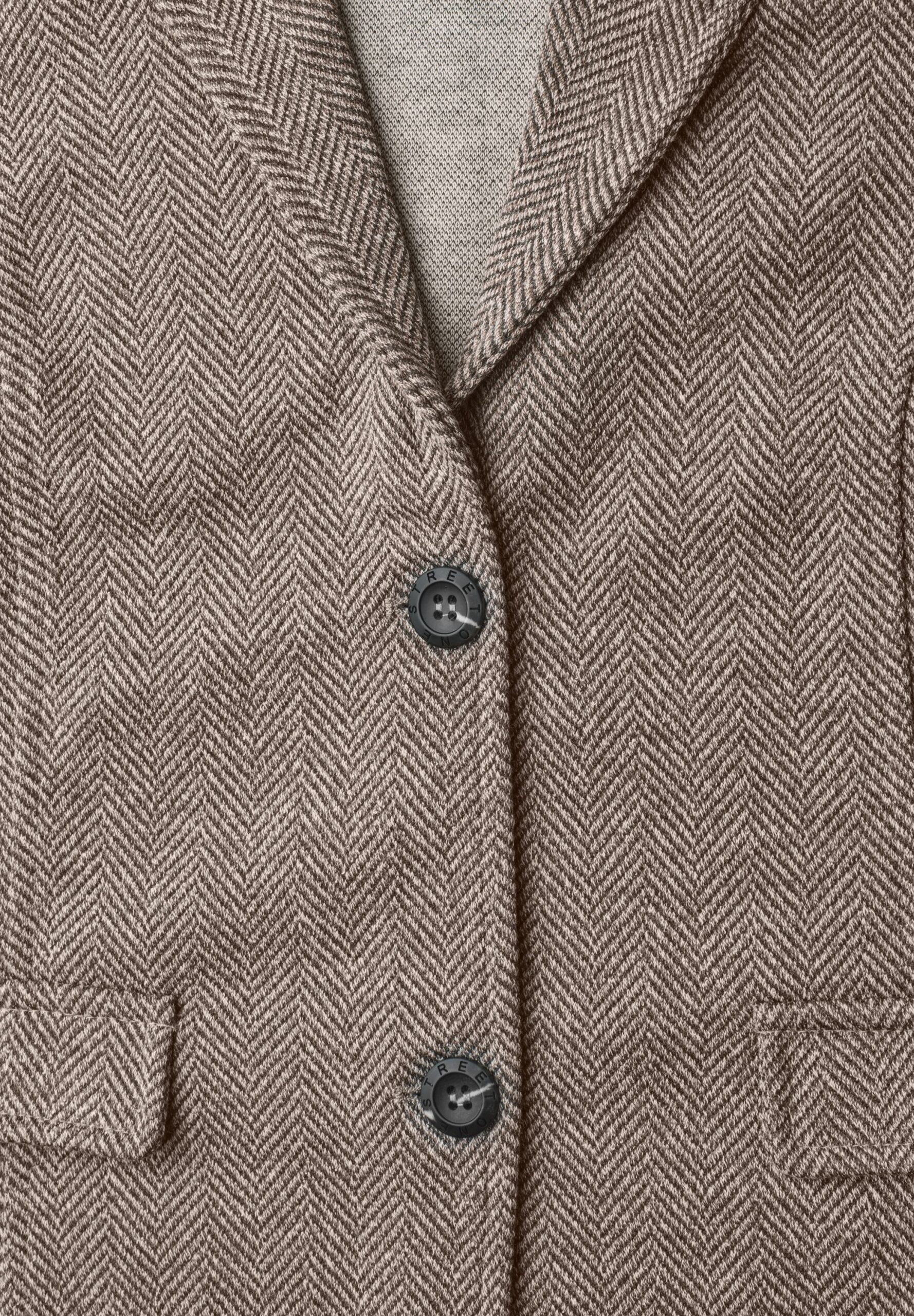Street One Basic Blazer mit Reverskragen und Dessin – Bild 5