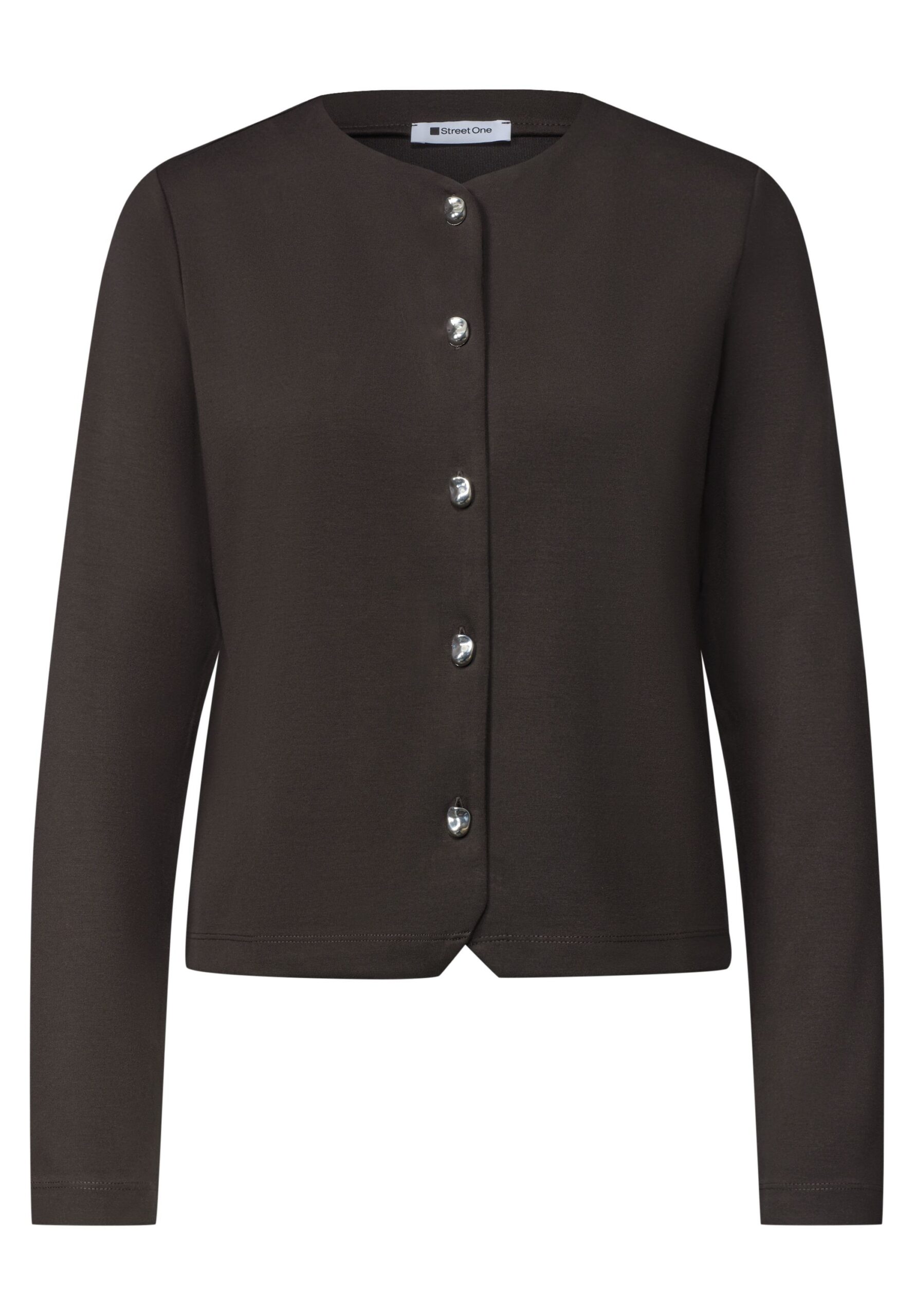 Street One Strick-Look Jacke mit dekorativen Knöpfen