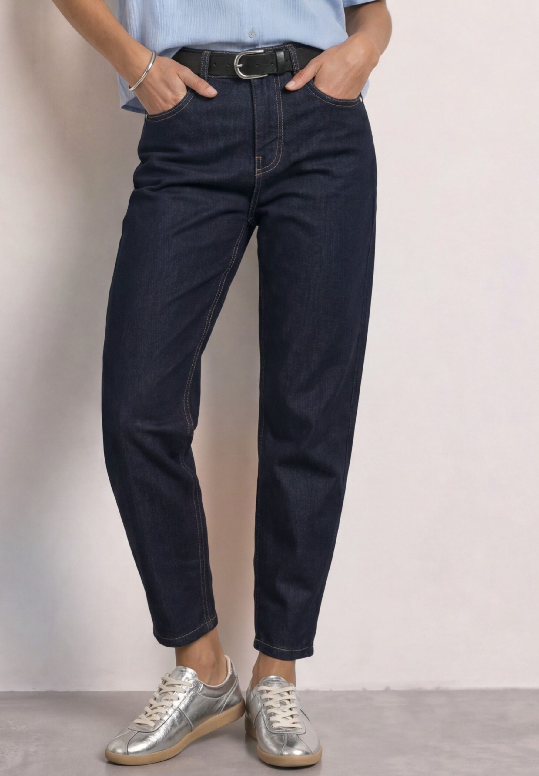 Street One High Waist Barrel Leg Jeans im Loose Fit – Bild 3