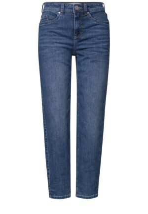Street One High Waist Barrel Leg Jeans im Loose Fit