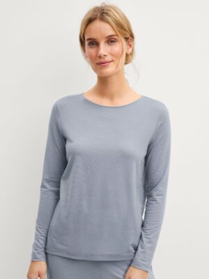 Calida Damen Langarmshirt aus Merinowolle