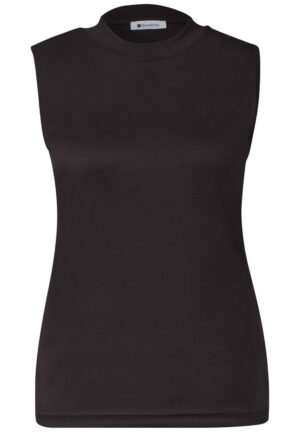 Street One Top im Silk-Look mit Turtle Neck