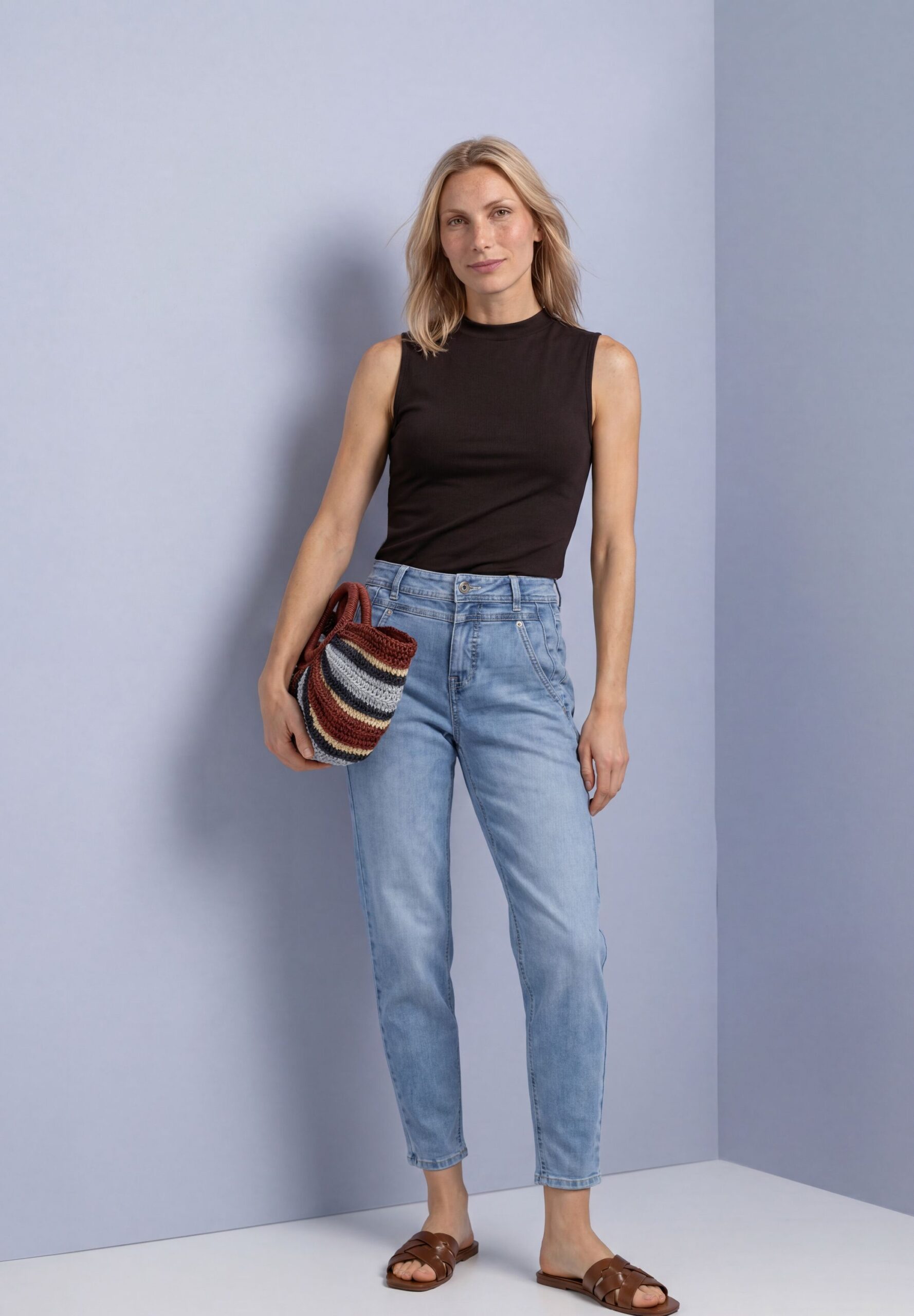 Street One Top im Silk-Look mit Turtle Neck – Bild 3