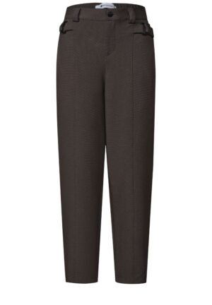 Street One High Waist Barrel Leg Hose im Casual Fit