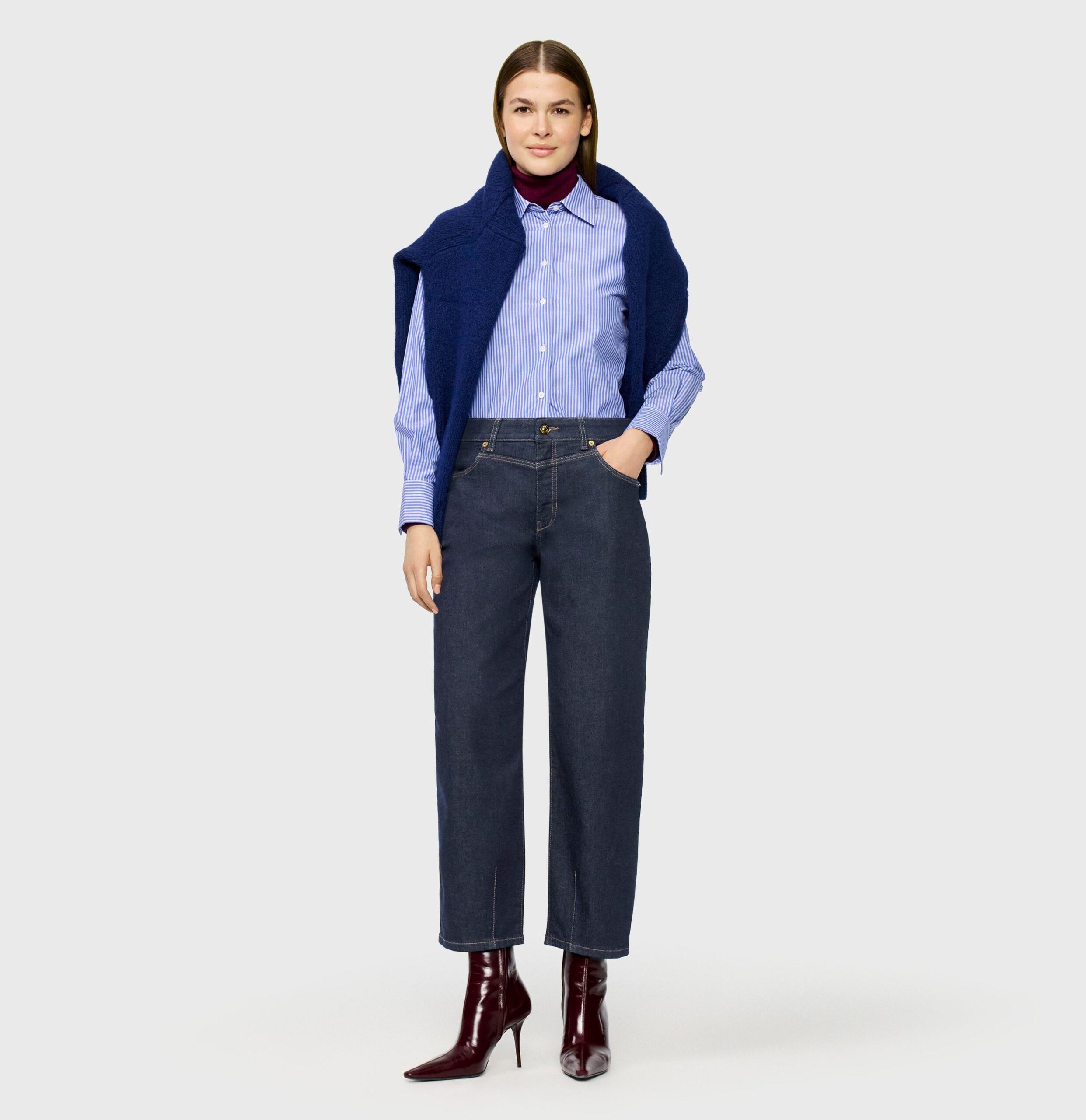 MAC Jeans Gerade Jeans im Vintage-Look mit 5-Pocket-Design – Bild 6