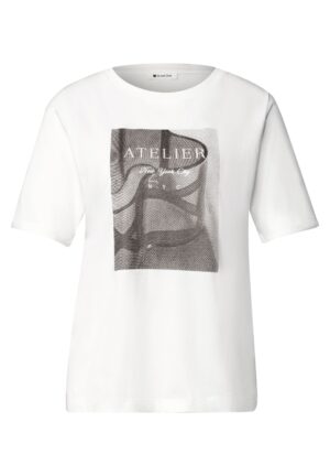 Street One Jerseyshirt mit Rundhals und Fotoprint