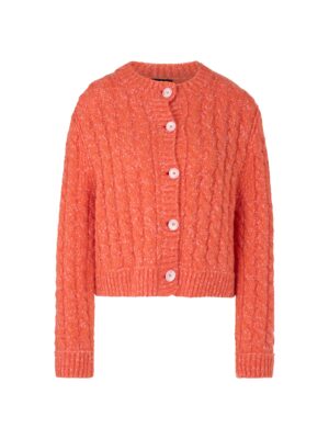 Marc Cain Collections Cardigan mit Zopfmuster und Knopfleiste