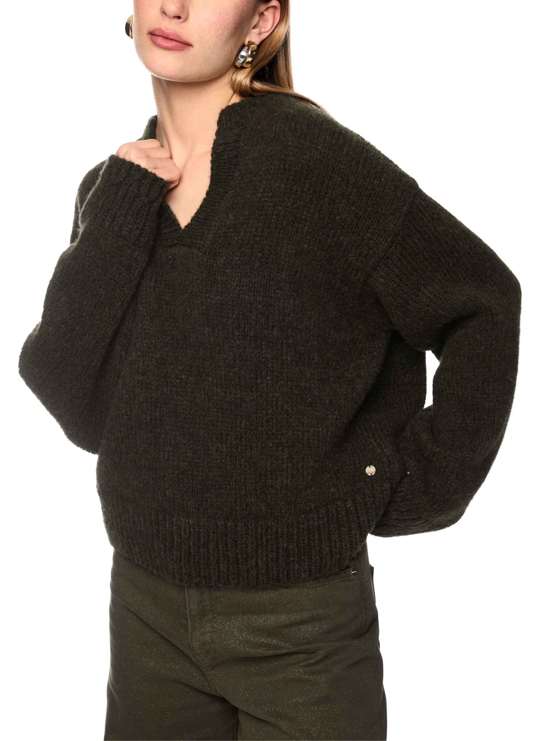 Marc Cain Collections Grobstrickpullover Knitted in Germany – Bild 3